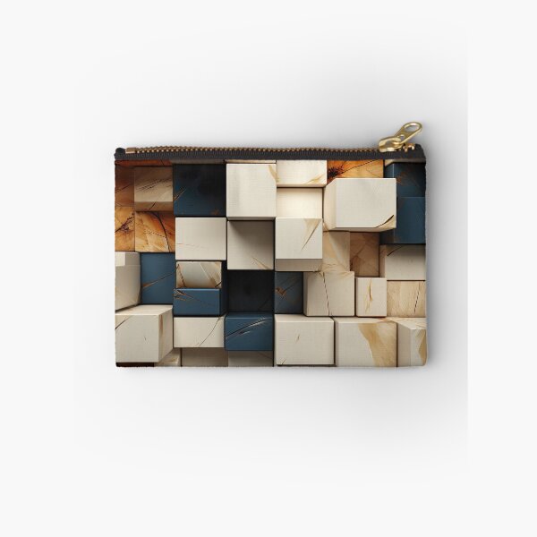 Item preview, Geometric - Cuboidal Beige designed and sold by KootenayDesigns.