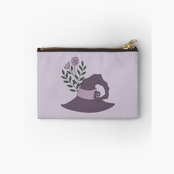 Item preview, Cute, Curly Purple Witch Hat with Flowers designed and sold by DappledMoon.