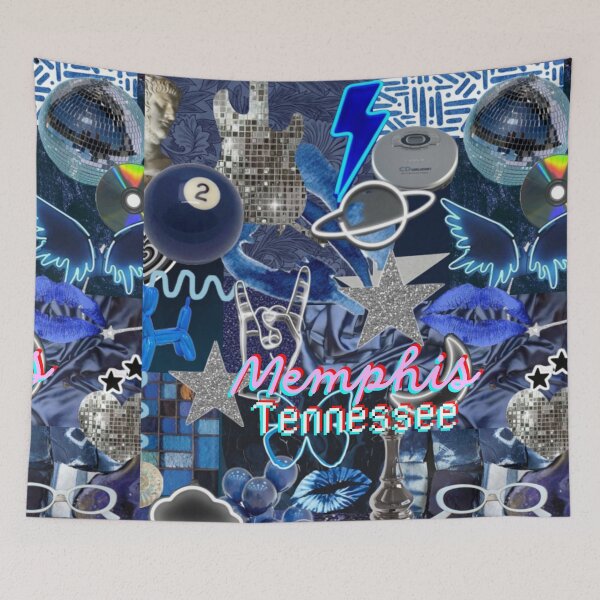 Item preview, Memphis Tennessee COLLAGE designed and sold by dormsanddoodles.