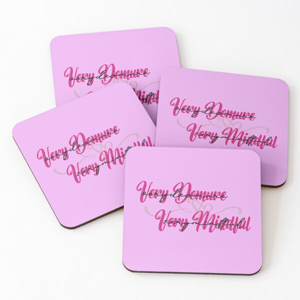 Item preview, Very Demure Very Mindful Distressed Script Font Design Gift for Her, In Trend, Demure and Mindful text design, Best Gift for Teen Girls designed and sold by ReFreshU Shop Designs.