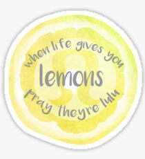 lululemon sticker Sticker