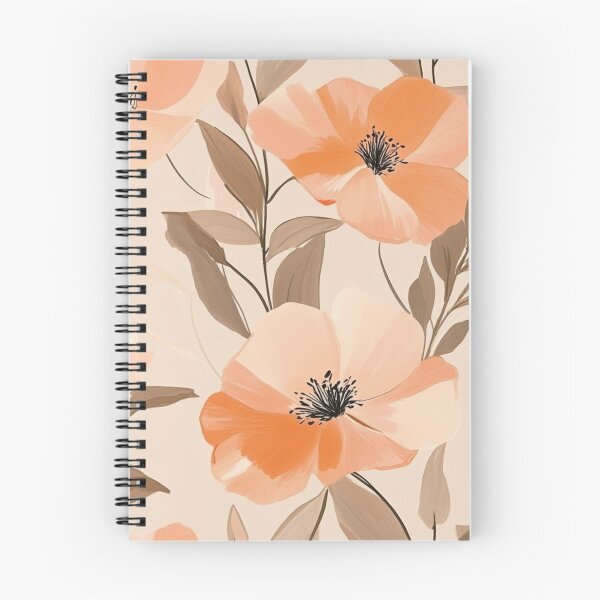 Item preview, Orange Charming Flower Seemless designed and sold by NQArtDesign.