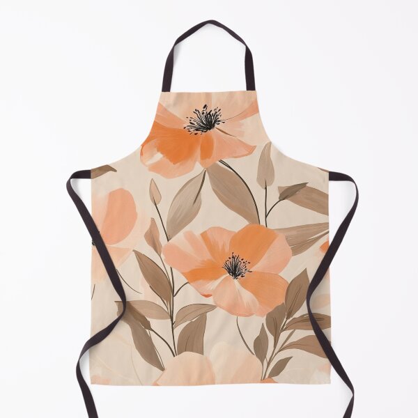 Item preview, Orange Charming Flower Seemless designed and sold by NQArtDesign.