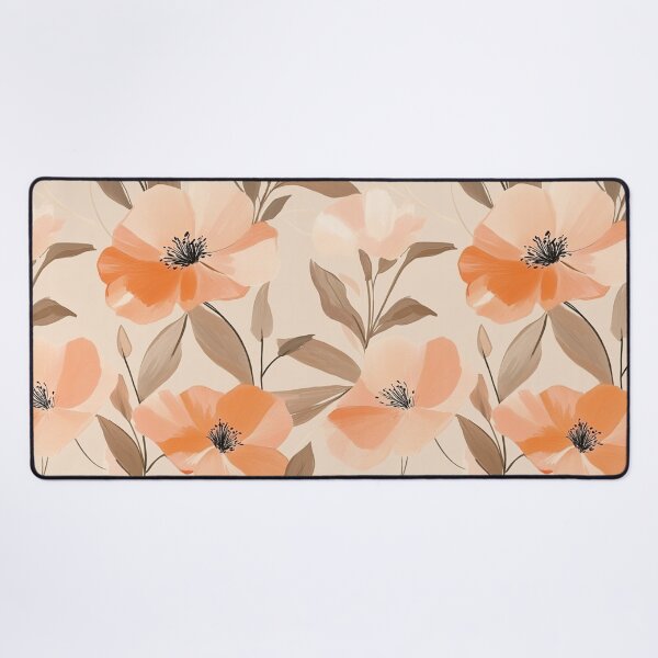 Item preview, Orange Charming Flower Seemless designed and sold by NQArtDesign.