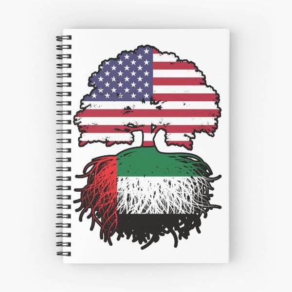 Item preview, United Arab Emirates Emirati American USA Tree Roots Flag designed and sold by FlagX.