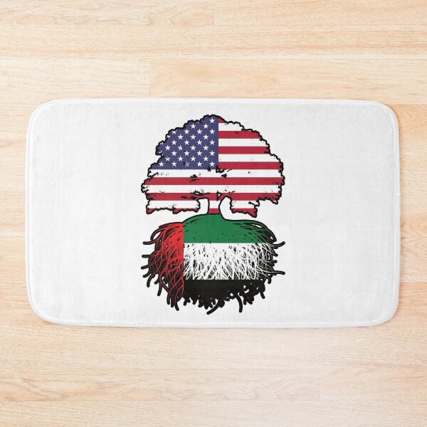 Item preview, United Arab Emirates Emirati American USA Tree Roots Flag designed and sold by FlagX.