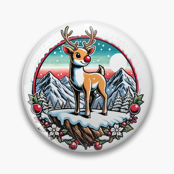 Item preview, Rudolph the Red-Nosed Reindeer Hiking and Camping designed and sold by nodij.