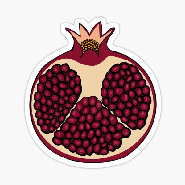 Item preview, Pomegranate Half designed and sold by HoneyedWords.