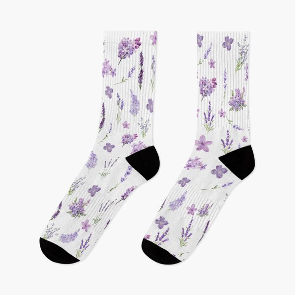 Item preview, Lilac Flowers Pattern designed and sold by Alittlemaebird.