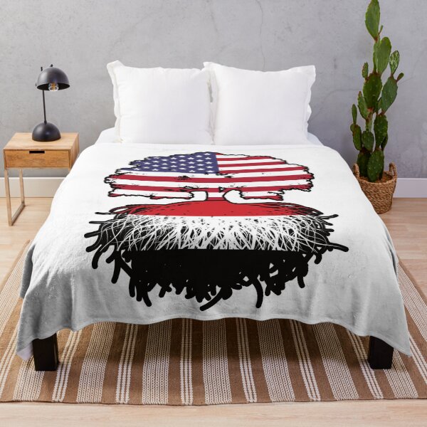 Item preview, Yemen Yemeni American USA Tree Roots Flag designed and sold by FlagX.