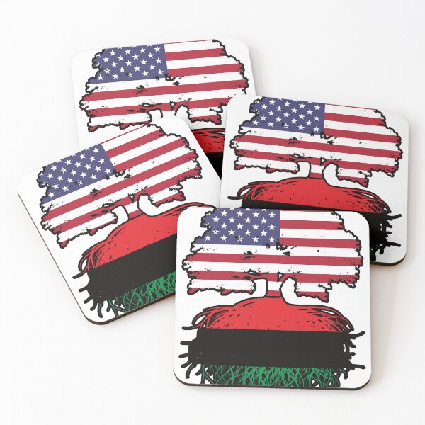 Item preview, Africa African American USA Tree Roots Flag designed and sold by FlagX.