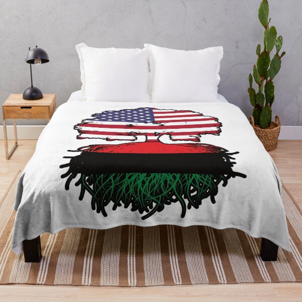 Item preview, Africa African American USA Tree Roots Flag designed and sold by FlagX.