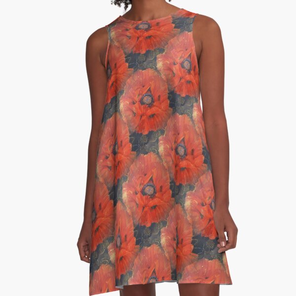 POPPIES A-Line Dress