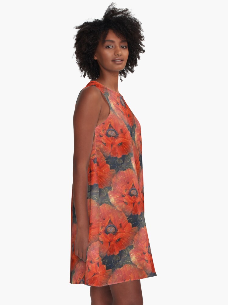 Alternate view of POPPIES A-Line Dress