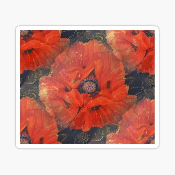 POPPIES Sticker