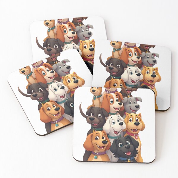 Item preview, Canine Companions - Cartoon Dog Family designed and sold by deepakrode7.