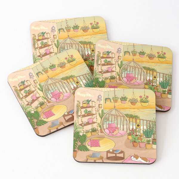 Item preview, Sunset by the Beach Balcony designed and sold by Doodleooly.