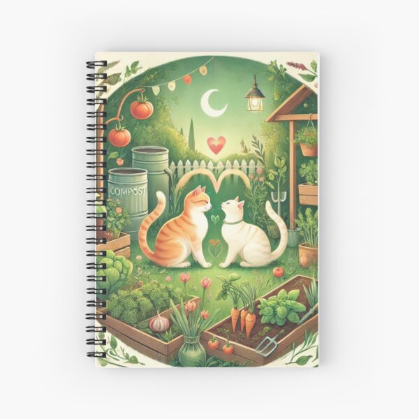 Item preview, "True Love in Nature: Cats in a Sustainable Garden" designed and sold by Milina3.