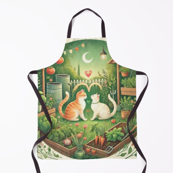 Item preview, "True Love in Nature: Cats in a Sustainable Garden" designed and sold by Milina3.