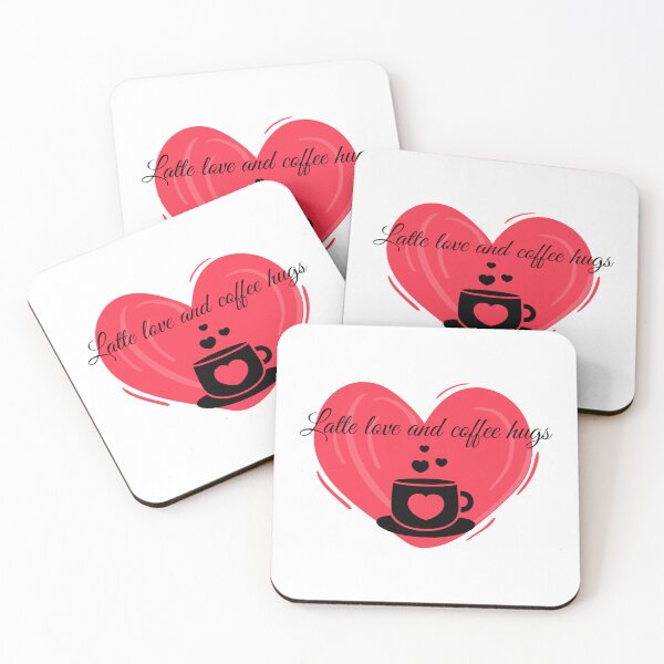 Item preview, Latte love and coffee hugs designed and sold by Charm-Designs.