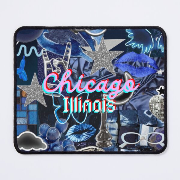 Item preview, Chicago Illinois COLLAGE designed and sold by dormsanddoodles.