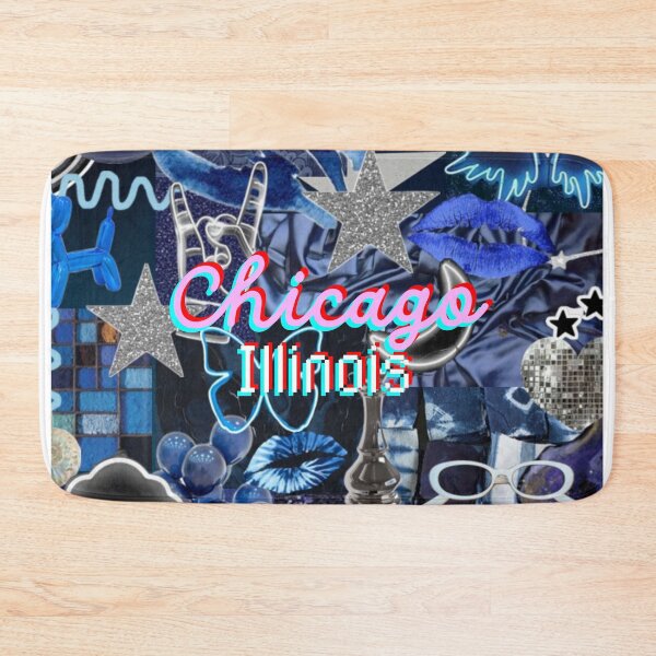 Item preview, Chicago Illinois COLLAGE designed and sold by dormsanddoodles.