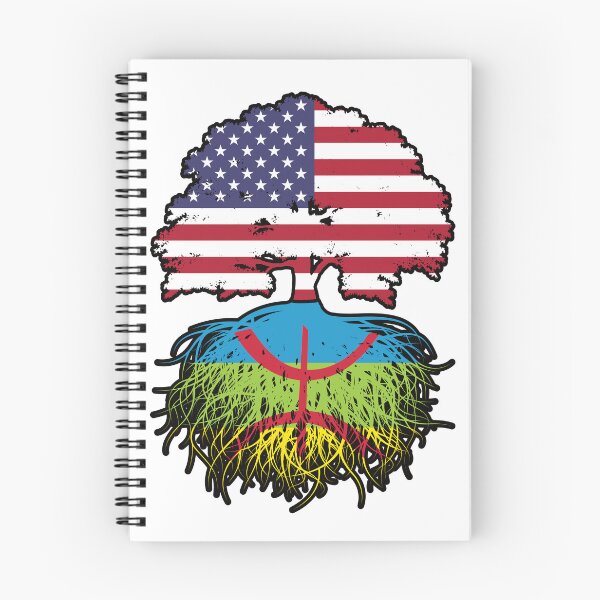 Item preview, Amazigh Berber American USA Tree Roots Flag designed and sold by FlagX.