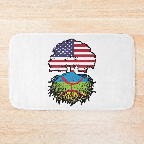 Item preview, Amazigh Berber American USA Tree Roots Flag designed and sold by FlagX.