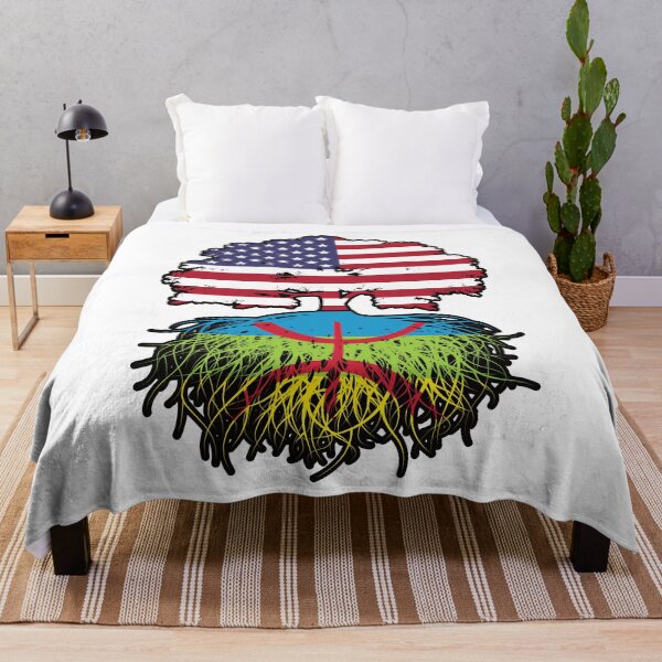 Item preview, Amazigh Berber American USA Tree Roots Flag designed and sold by FlagX.