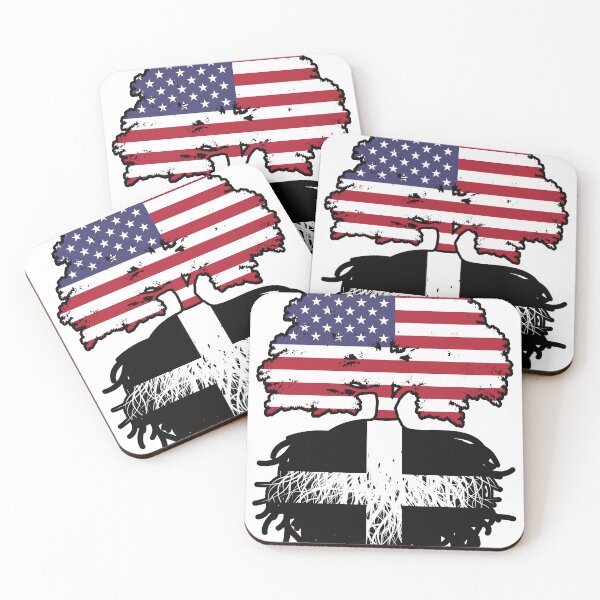Item preview, Cornwall Cornish American USA Tree Roots Flag designed and sold by FlagX.
