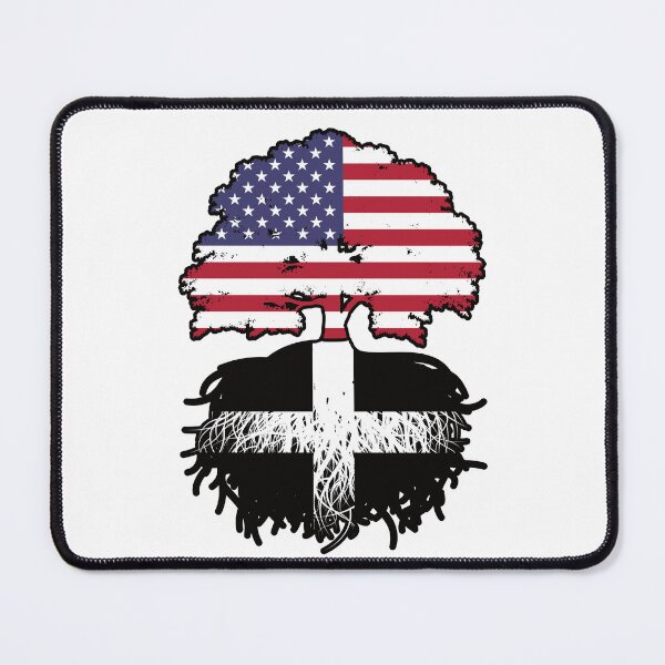 Item preview, Cornwall Cornish American USA Tree Roots Flag designed and sold by FlagX.
