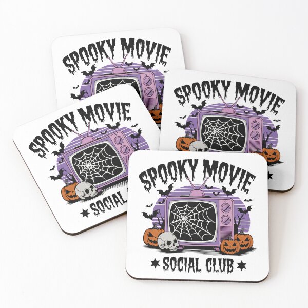 Item preview, Spooky Movie Social Club Vintage Halloween Design designed and sold by Sonchai Paladsai.