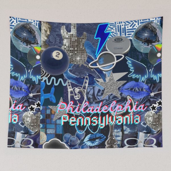 Item preview, Philadelphia Pennsylvania COLLAGE designed and sold by dormsanddoodles.