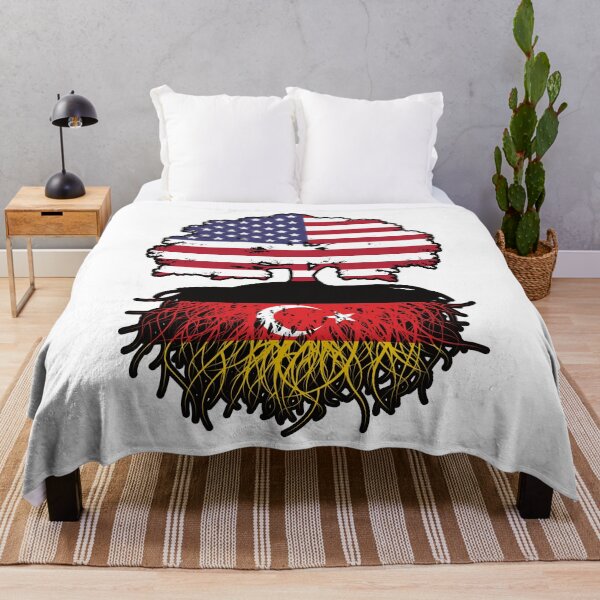 Item preview, Turkish German German Turks American USA Tree Roots Flag designed and sold by FlagX.