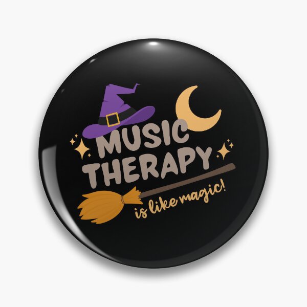 Item preview, Music therapy is like magic! (dark background) designed and sold by evathemtbc.