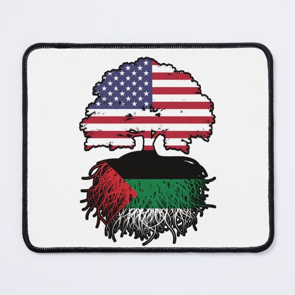 Item preview, Arabism Arab American USA Tree Roots Flag designed and sold by FlagX.