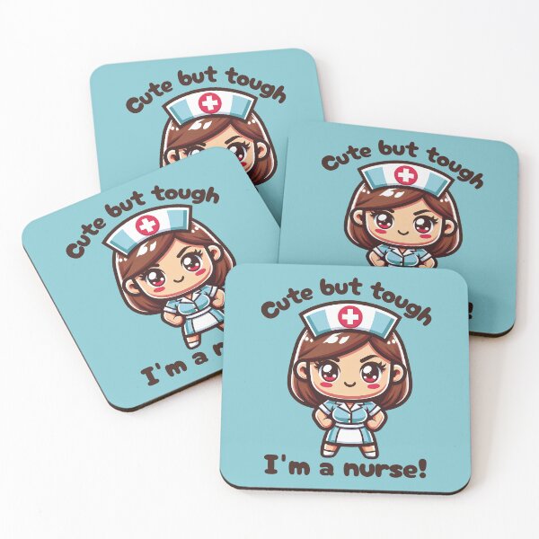 Item preview, Cute but tough, I'm a nurse! designed and sold by Lisetta Collection.