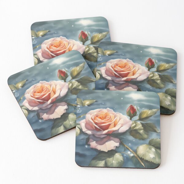 Item preview, Rose in Water with Sunshine designed and sold by CalmnessbyChoice.