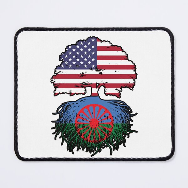 Item preview, Romani Roma American USA Tree Roots Flag designed and sold by FlagX.