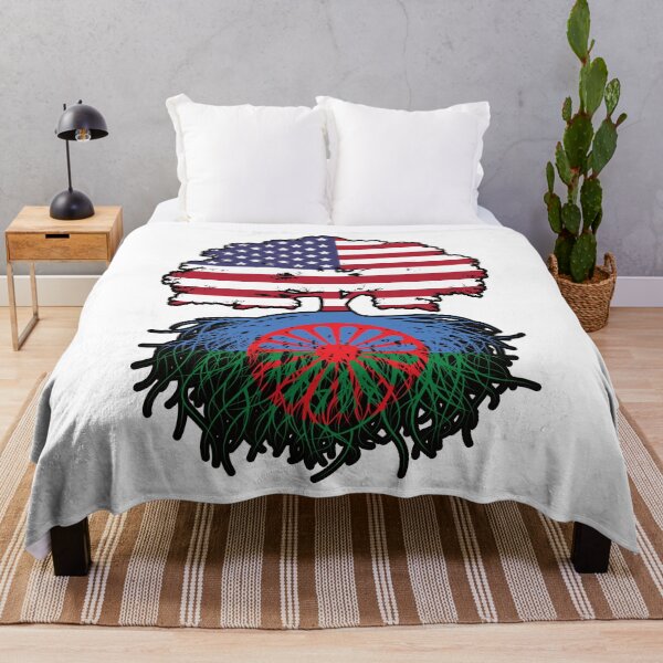 Item preview, Romani Roma American USA Tree Roots Flag designed and sold by FlagX.