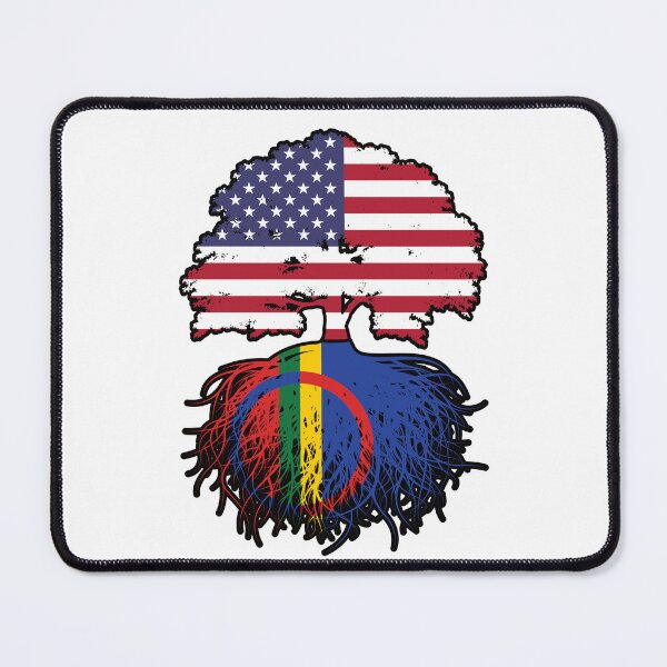 Item preview, Sami Saami American USA Tree Roots Flag designed and sold by FlagX.