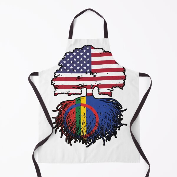 Item preview, Sami Saami American USA Tree Roots Flag designed and sold by FlagX.