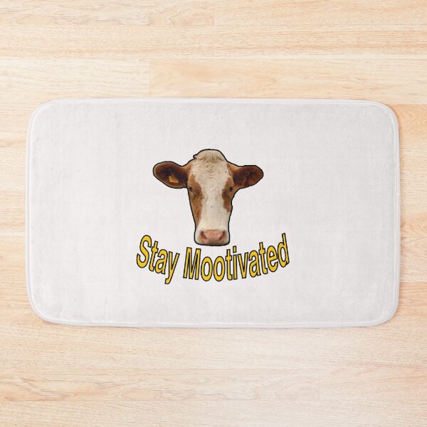 Item preview, Stay Mootivated Funny Cow designed and sold by GoofyShopp.