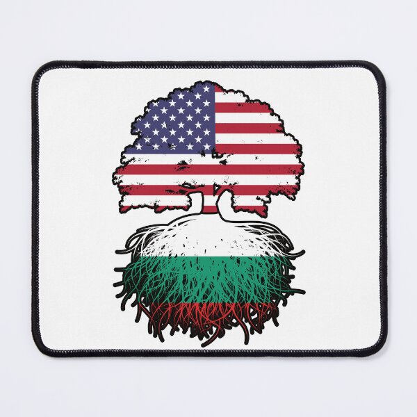 Item preview, Bulgaria Bulgarian American USA United States America Tree Roots Flag designed and sold by FlagX.