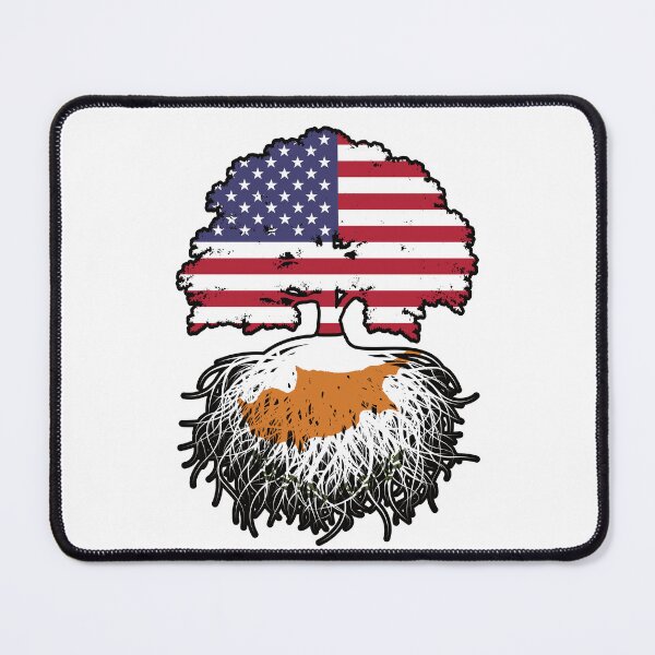 Item preview, Cyprus Cypriot American USA United States America Tree Roots Flag designed and sold by FlagX.