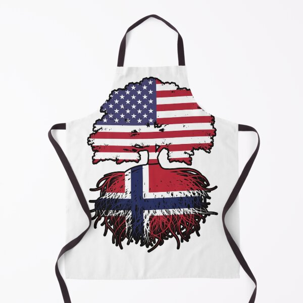 Item preview, Norway Norwegian American USA United States America Tree Roots Flag designed and sold by FlagX.