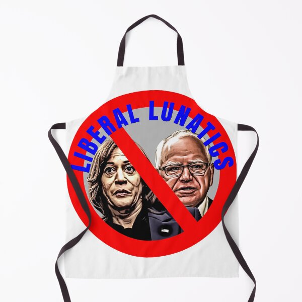 Item preview, Cartoon LIBERAL LUNATICS Anti Harris Walz designed and sold by carolina1.