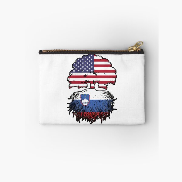 Item preview, Slovenia Slovenian American USA United States America Tree Roots Flag designed and sold by FlagX.
