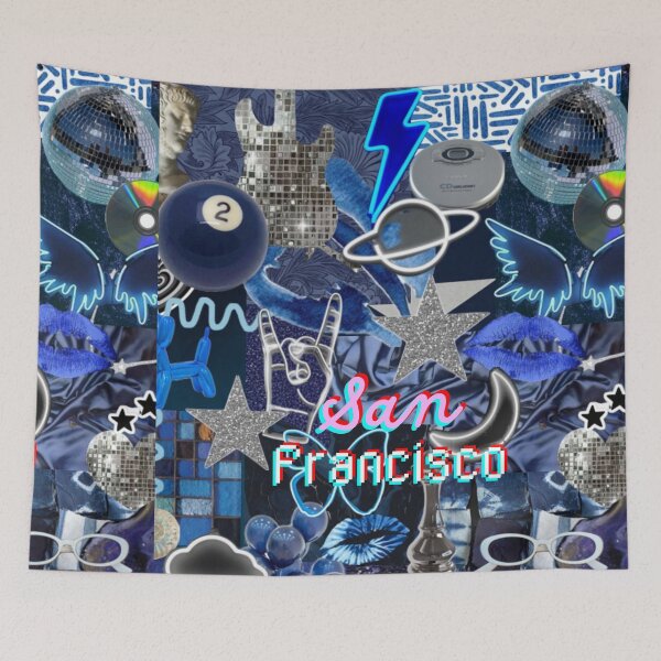 Item preview, San Francisco California COLLAGE designed and sold by dormsanddoodles.