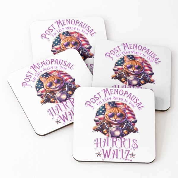 Item preview, Post-Menopausal Childless Cat Lady Ready to Vote KAMALA  designed and sold by Dominic-Design.